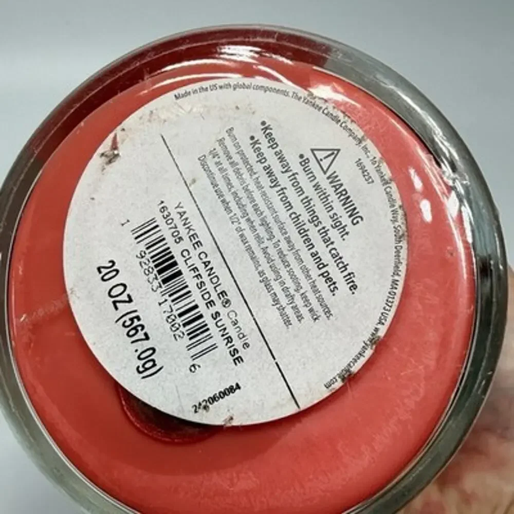 NEW Yankee Candle CLIFFSIDE SUNRISE Signature Large Jar 20 oz. Double Wick